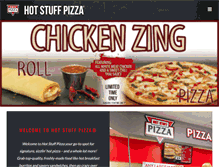 Tablet Screenshot of hotstuffpizza.com